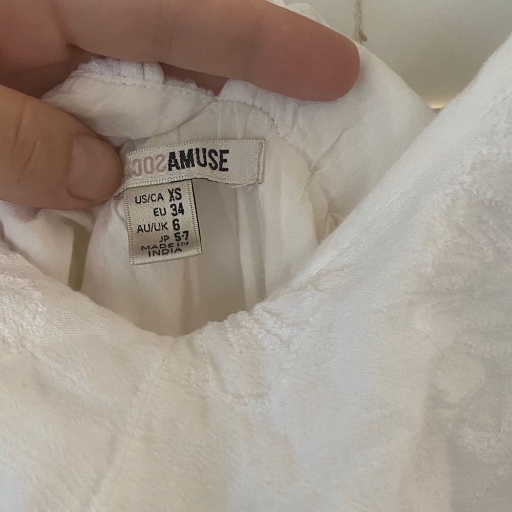 Amuse Society White Ruffled Maxi Dress - Picture 2 of 12